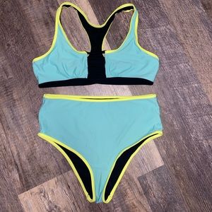 2 piece reversible swimsuit